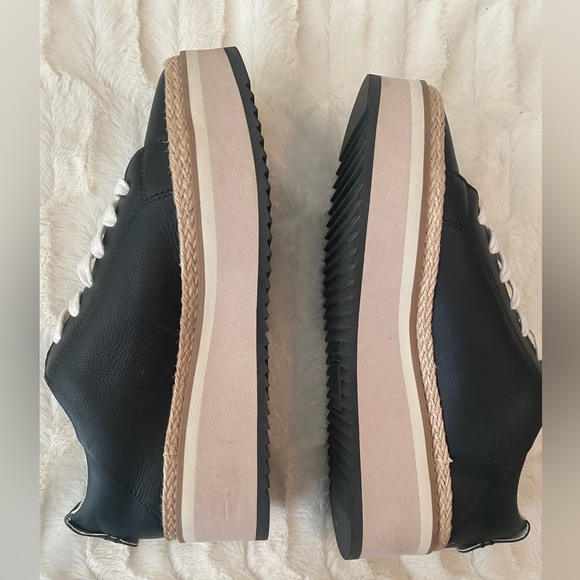 Dolce Vita black Leather Tinley Sneakers size 7.5 - Picture 5 of 7